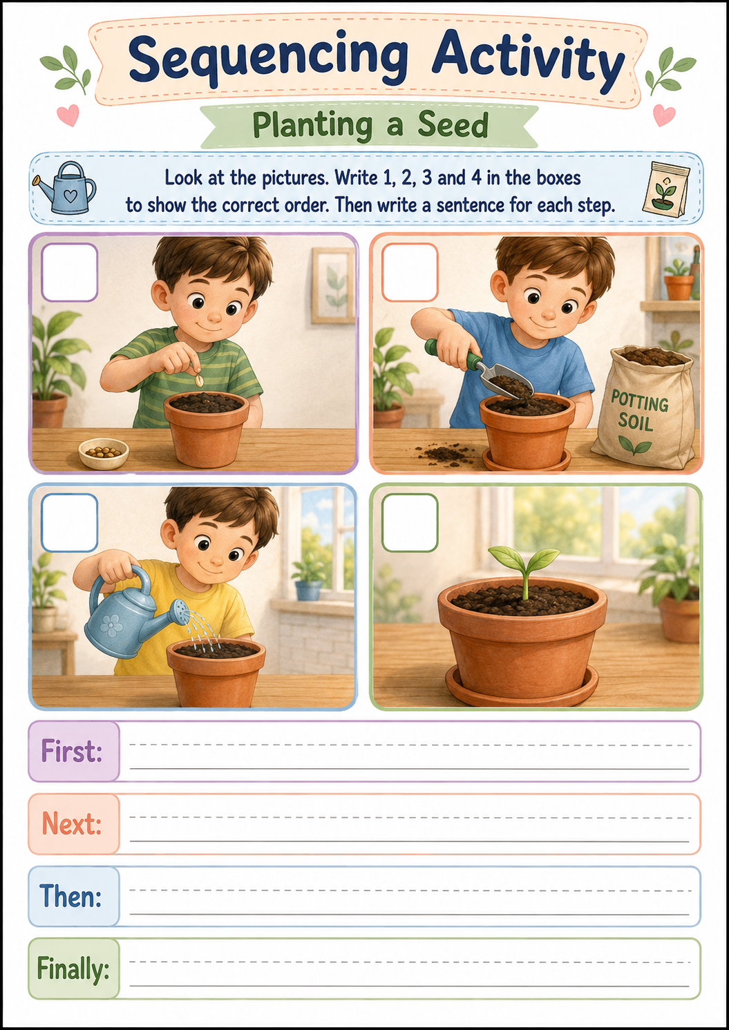 Preview of Sequencing Worksheets