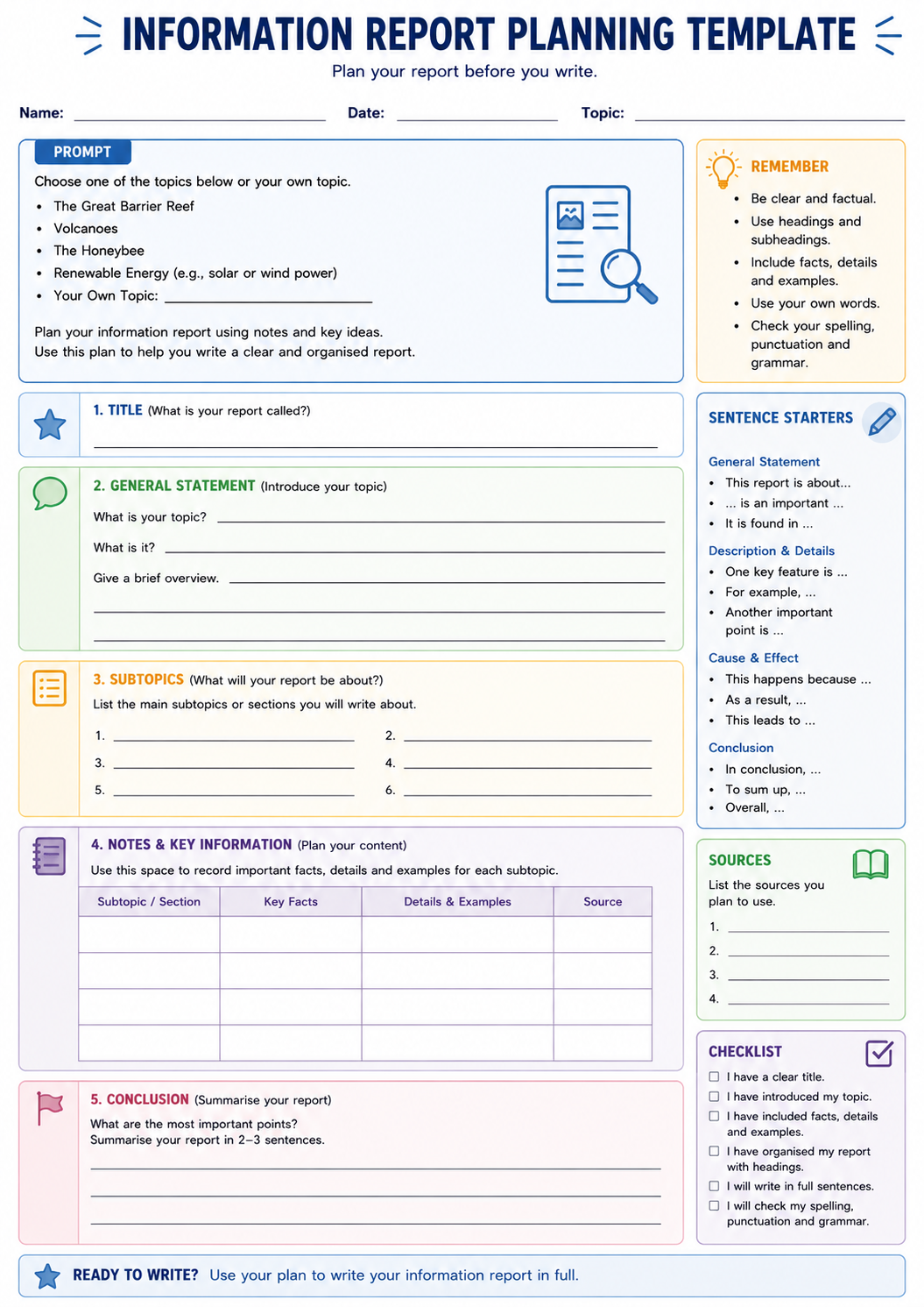 Information Planning