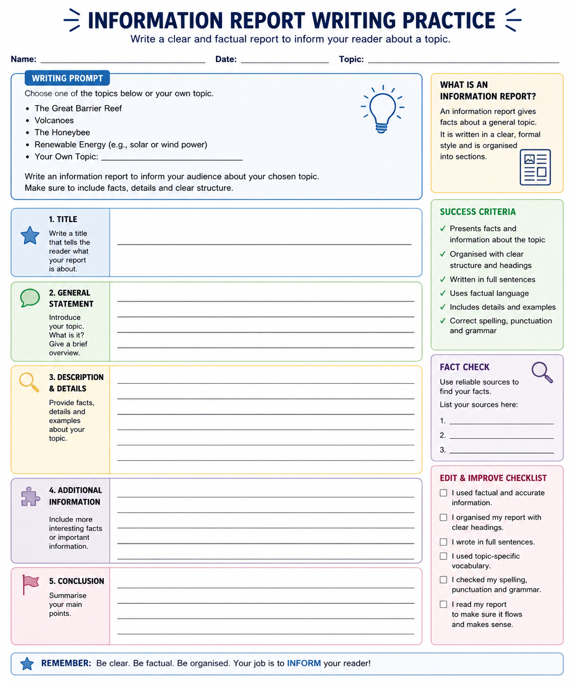 Information Writing